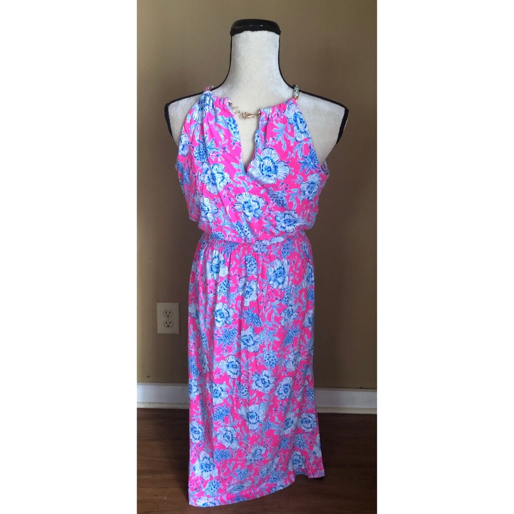 NWOT Lilly Pulitzer Gracelyn halter midi dress - Picture 7 of 16